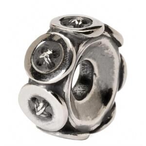 NEW TROLLBEADS buttons bead in sterling silver